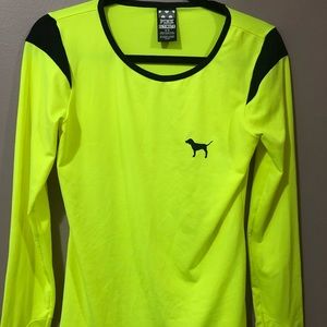 PINK long sleeve workout shirt